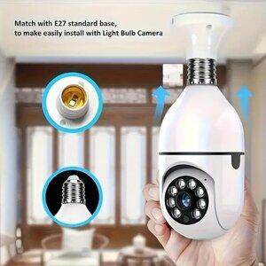 Wireless Light Bulb Security Camera